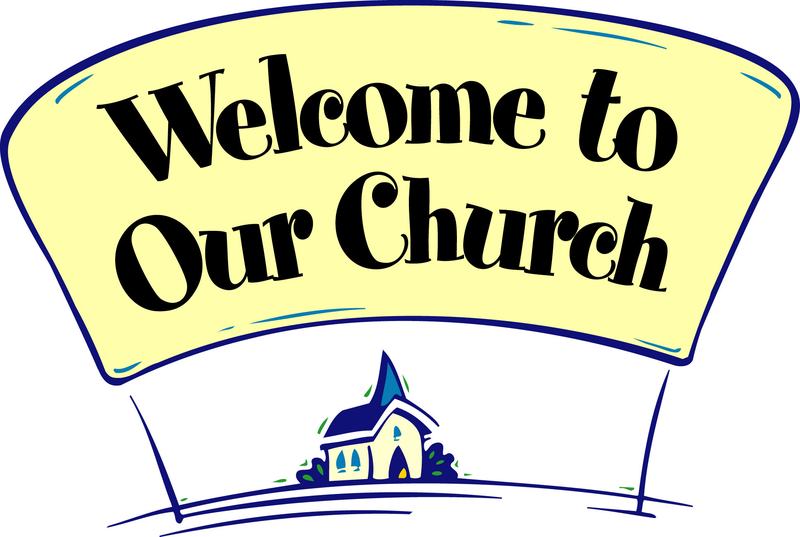 Welcome to our church welcome card